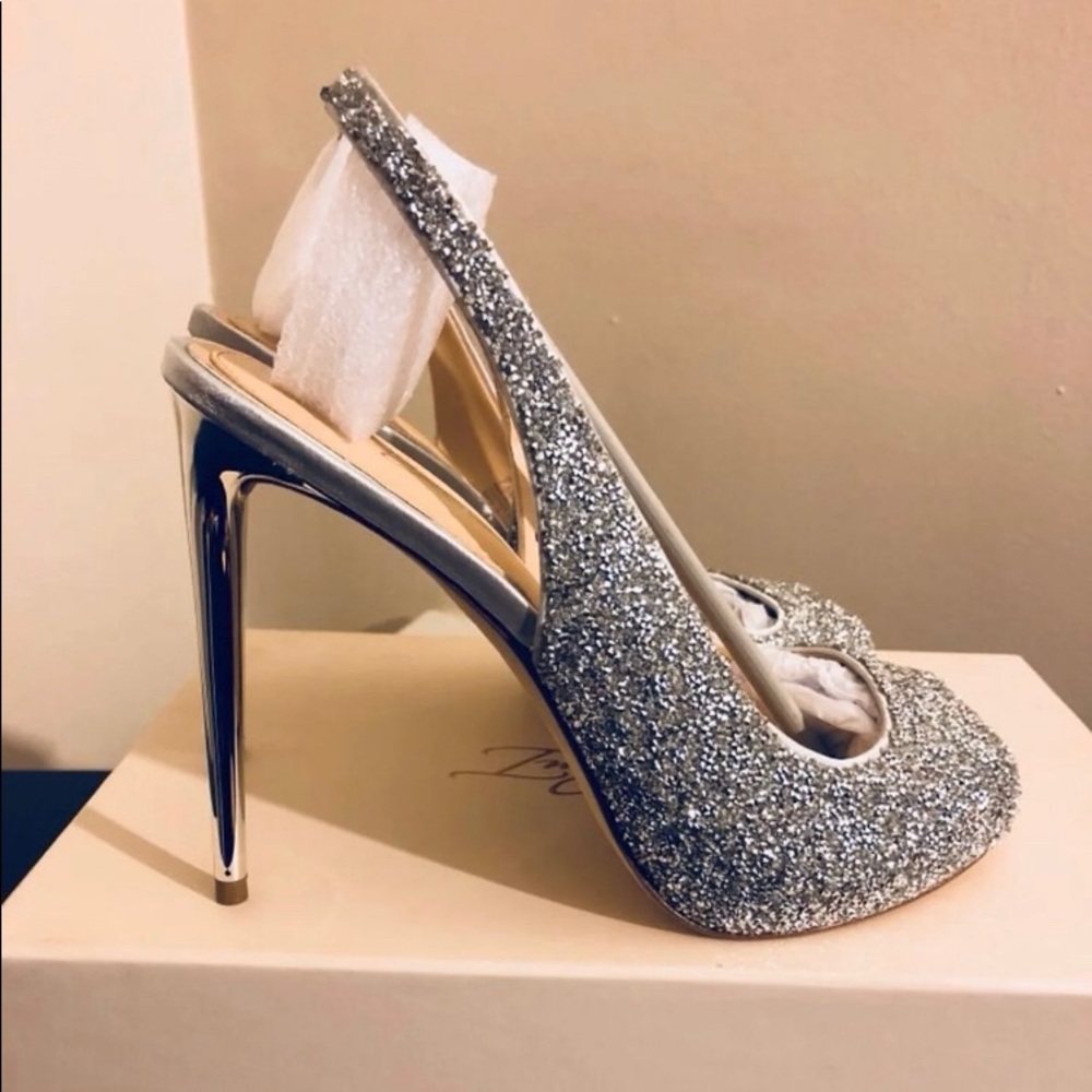 Vince Camuto Silver Studded Heels